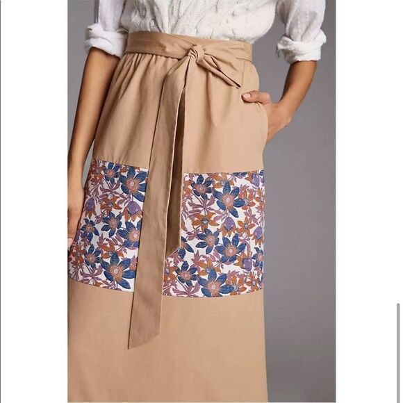 NEW Sachin + Babi Tan and Floral Jacquard Maxi Skirt Size 12 - Picture 2 of 14